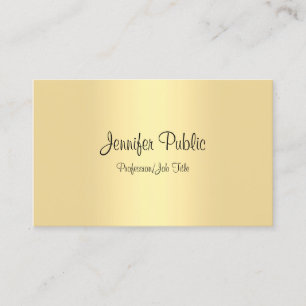 Carte De Visite Script de calligraphie minimaliste moderne Modèle 
