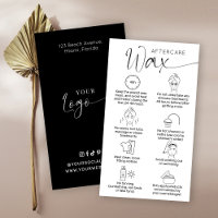 Script minimaliste Logo Corps Cheveux Cire Après-S
