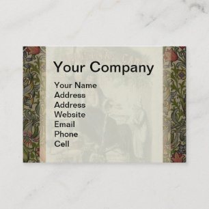 Carte De Visite Scrooge Esprit de Noël Présent