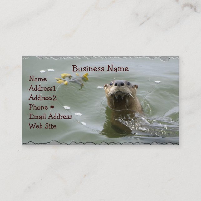 Carte de visite Sea Otter (Devant)
