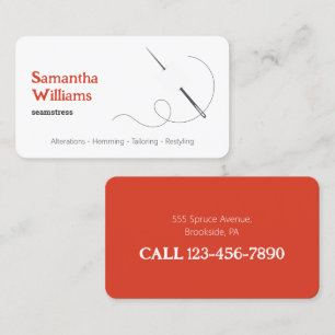 Carte De Visite Seamstress