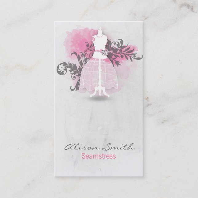 Carte De Visite Seamstress business card (Devant)