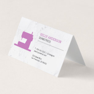 Carte De Visite Seamstress Concepteur d'armoires