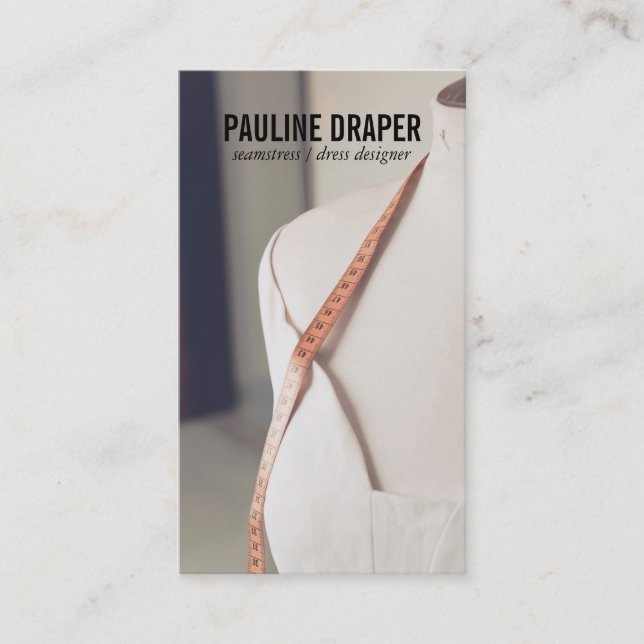 Carte De Visite Seamstress | Sur mesure (Devant)