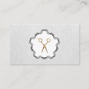Carte De Visite Sèche-cheveux Golden Scisser