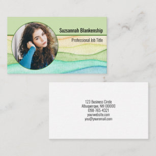 Carte De Visite Sécurité personnelle professionnelle photo ronde p