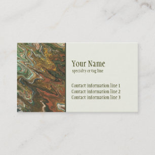 Carte de visite - sédiment