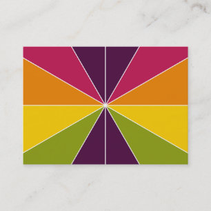 Carte De Visite Segments de couleur 02