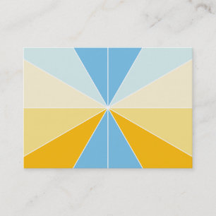 Carte De Visite Segments de couleur 04