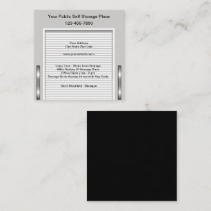 Carte de visite Self-Storage Et Moving Services