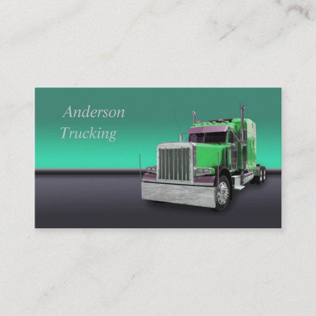 Carte de visite semi-camion (Devant)