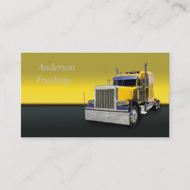 Carte de visite semi-camion (Devant)