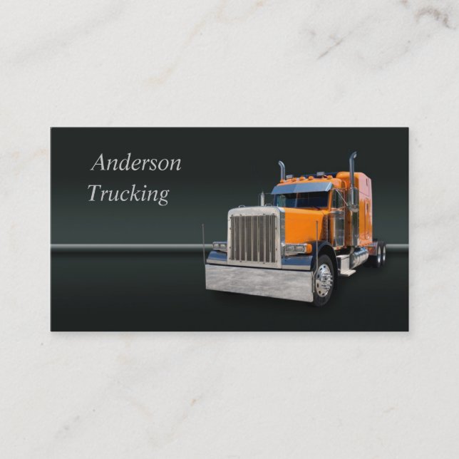 Carte de visite semi-camion (Devant)