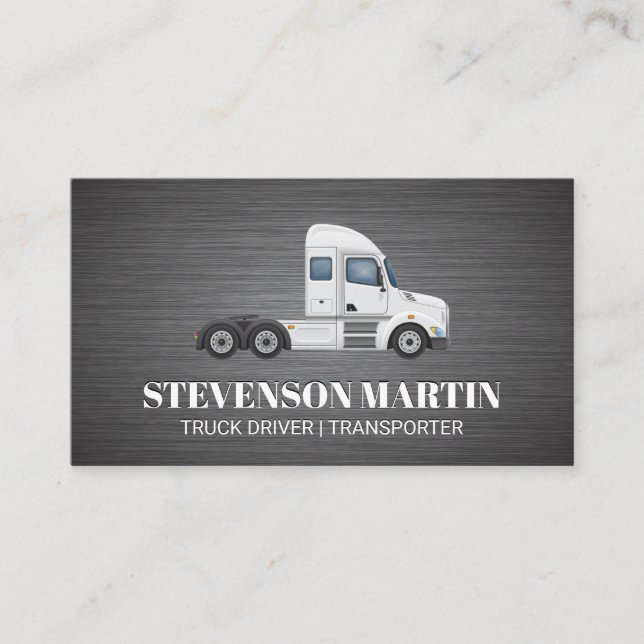Carte De Visite Semi-camion | Industriel | Logistique (Devant)