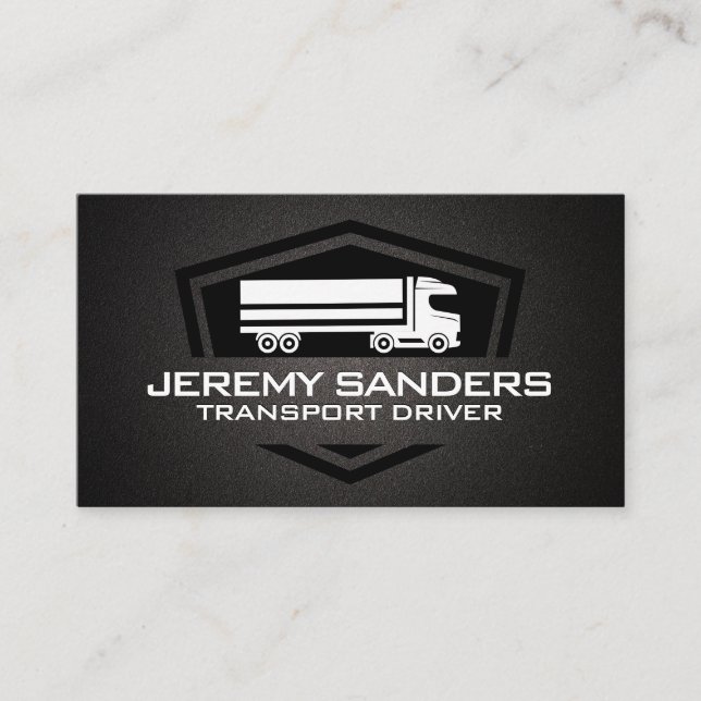 Carte De Visite Semi-camion | Transporteur | Logistique (Devant)