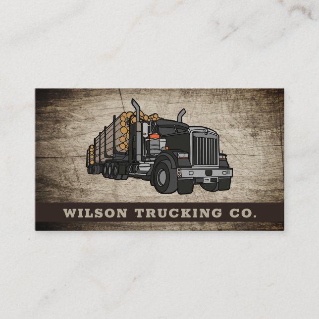 Carte De Visite Semi-camionnage consignation Camion Frets (Devant)