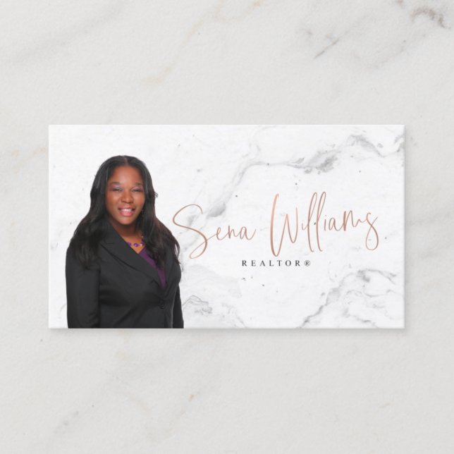 Carte De Visite Sena Williams (Devant)