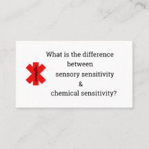 Sensibilité sensorielle ou chimique