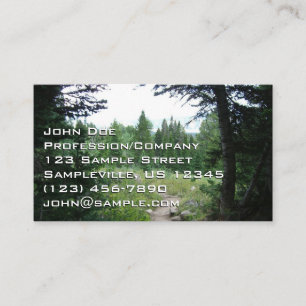 Carte De Visite Sentier Grand Teton