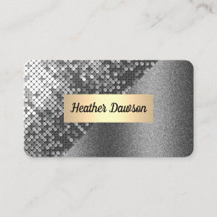 Carte De Visite Séquence et Parties scintillant