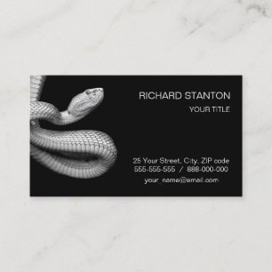 Carte De Visite Serpent