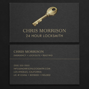 Carte De Visite Serrurier Professionnel 24 Heures