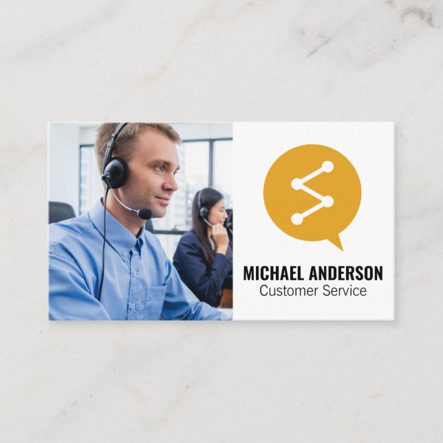 Carte De Visite Service client | Centre d'appel (Devant)