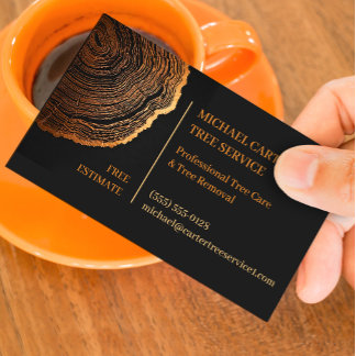 Carte De Visite Service d'arbre professionnel Enlèvement et entret