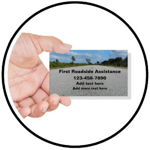 Carte De Visite Service d'assistance routière