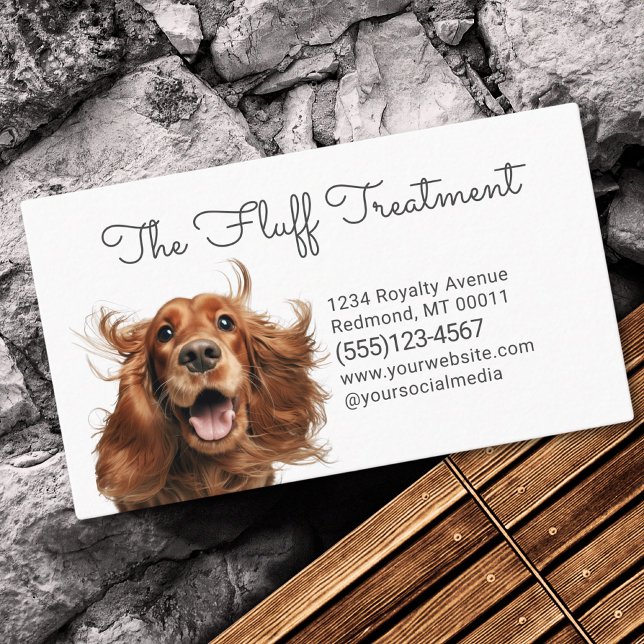 Carte De Visite Service de bain pour animaux de compagnie de chien (Créateur téléchargé)