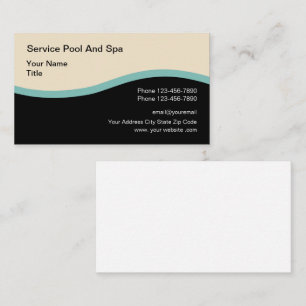Carte De Visite Service de billard professionnel moderne