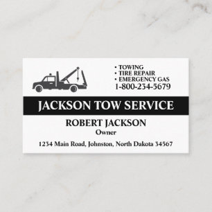 Carte De Visite Service de camion professionnel