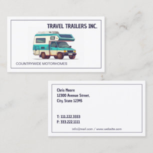 Carte De Visite Service de camping-car RV