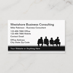 Carte De Visite Service de conseil d'entreprise simple