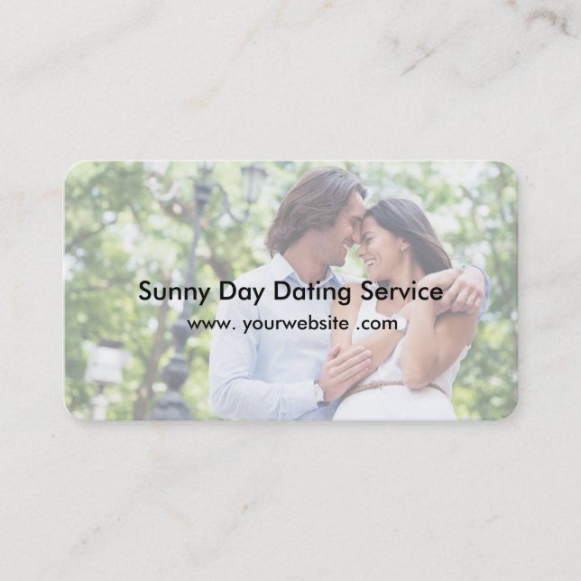 Carte De Visite Service de datation (Devant)