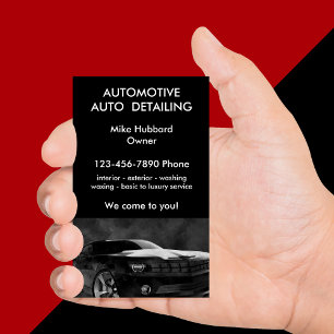 Carte De Visite Service de détail automatique mobile