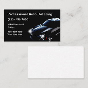 Carte De Visite Service de détail Automotive Modern