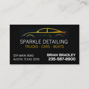Carte De Visite Service de detailing automobile professionnel