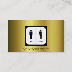 Carte De Visite Service de domestique de gardien de portier