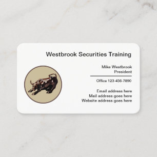 Carte De Visite Service de formation en valeurs mobilières des so