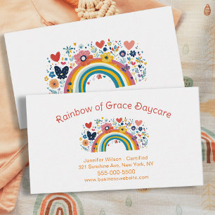 Carte De Visite Service de garde d'enfants Centre de garde d'enfan