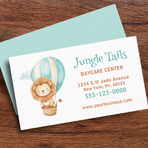 Carte De Visite Service de garde d'enfants Nounou Garderie