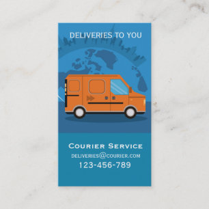 Carte De Visite Service de livraison par messagerie