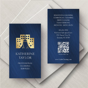 Carte De Visite Service de nettoyage de bureaux professionnels