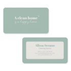 Service de nettoyage de maison moderne Dusty Green