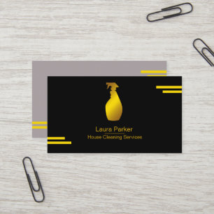 Carte De Visite Service de nettoyage des bouteilles de vaporisateu