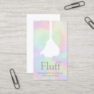 Carte De Visite Service de nettoyage des plumes de la maison
