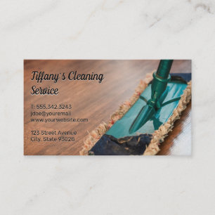 Carte De Visite Service de nettoyage Maid Duster