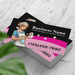 Carte De Visite Service de nettoyage ménager