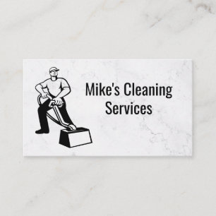 Carte De Visite Service de nettoyage   Nettoyeur de tapis   Nettoy